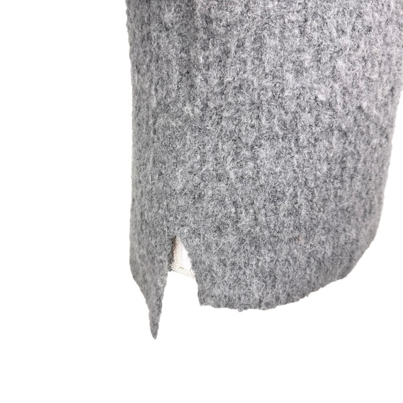 ATM Anthony Thomas Melillo chunky gray nubby knit sweater fuzzy chunky cozy XS - Picture 10 of 16